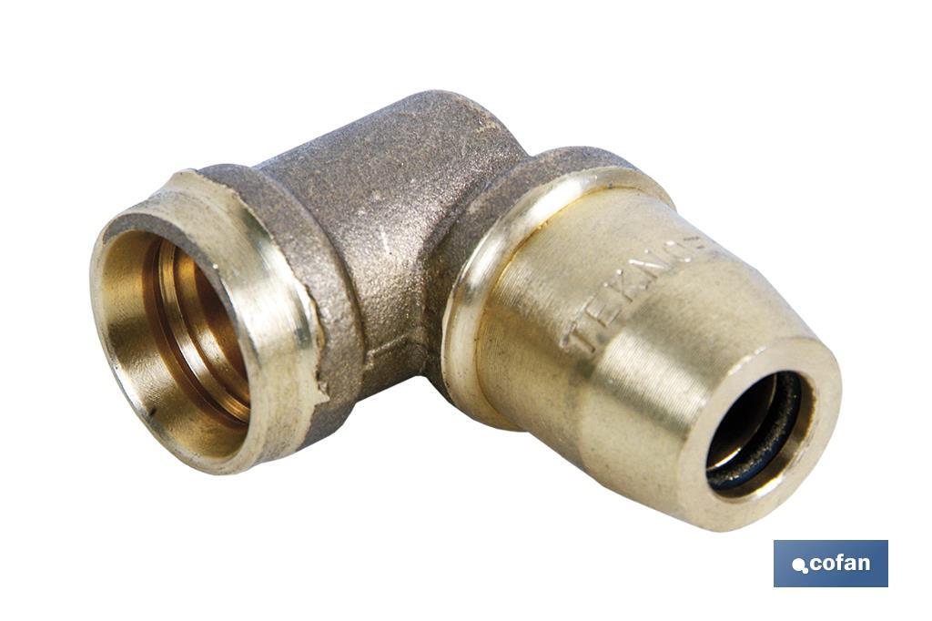 CODO CONECTOR 90º  R A5 TUBO 15X1,5