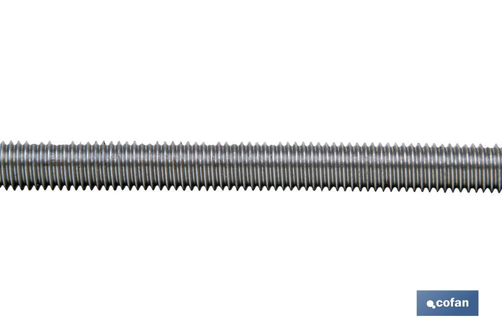 DIN-975 C-4.8 WHITWORTH  7/8  Z IZQUIERDAS