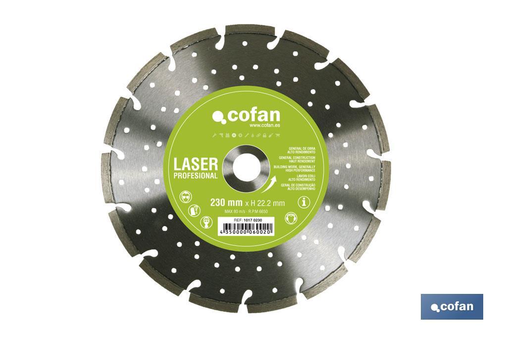 DISCO LASER PROFES. LARGA VIDA 115MM.