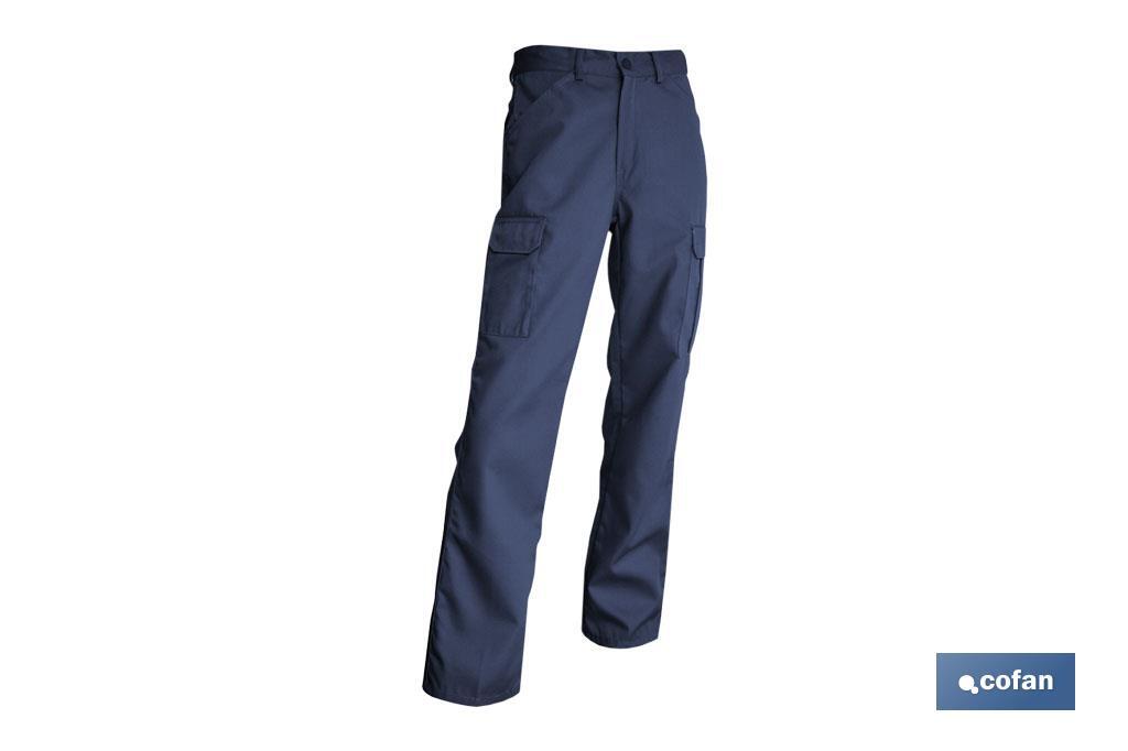 PANTALON TRABAJO SERVET 245 gms/m AZUL MARINO T-62 (PACK: 1 UDS)