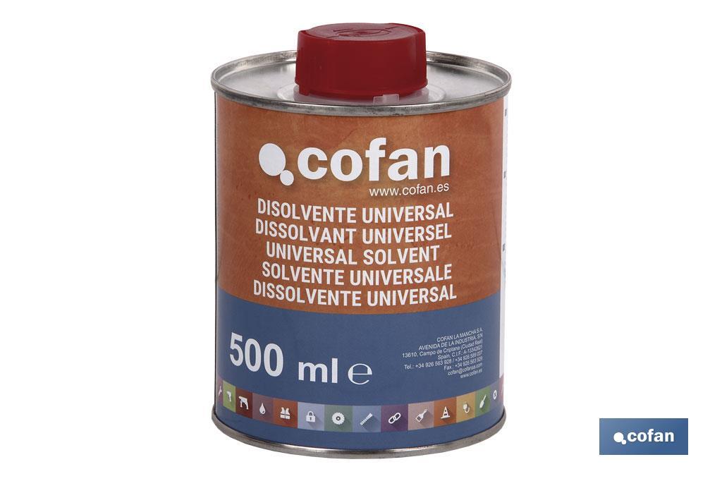 DISOLVENTE UNIVERSAL COFAN (500ML) (PACK: 1 UDS)