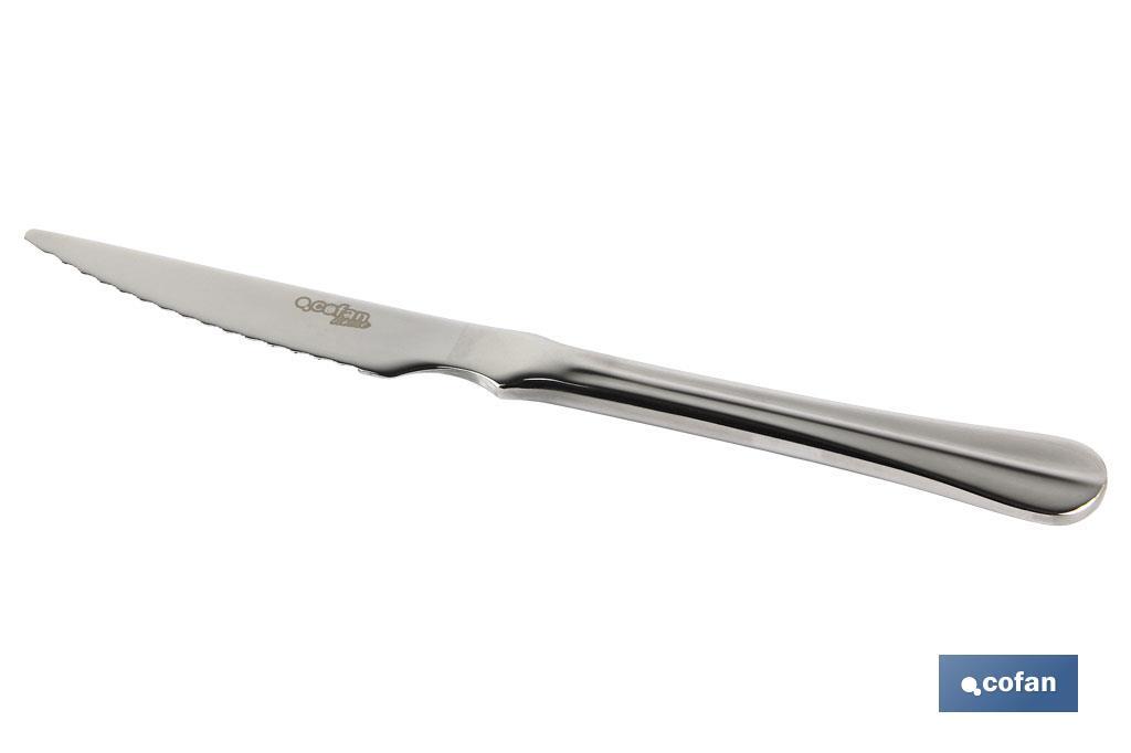 BL 2uds CUCHILLO DE CARNE INOX C-18/0 MODELO BOLONIA 2mm (PACK: 1 UDS)