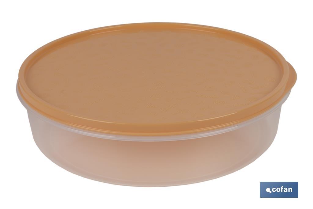 FIAMBRERA TORTILLA REDONDA NARANJA  MODELO RIOJANA 24.5X6.5CM (PACK: 6 UDS)