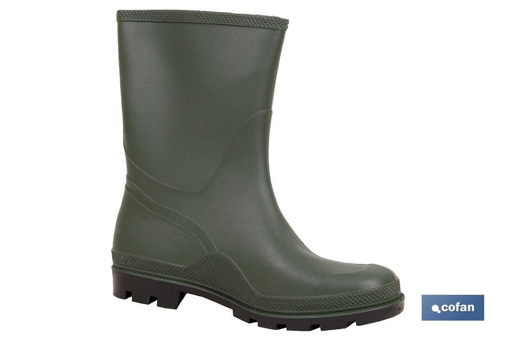 BOTA PVC VERDE MEDIA CAÑA TALLA 45 (PACK: 1 UDS)