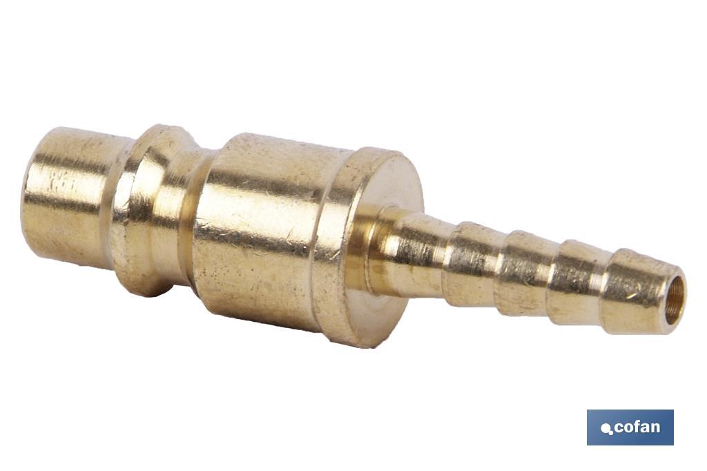 CONECTOR AIRE ESPIGA TUBO 12 MM GRAN CAUDAL