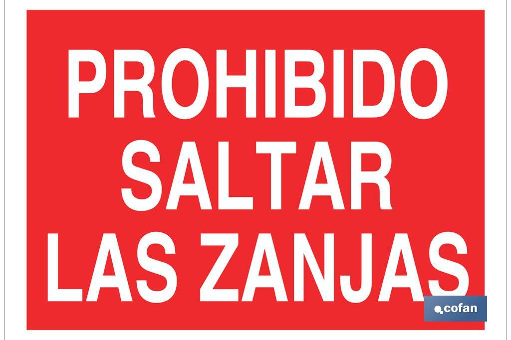 SEÑAL POLIESTIRENO 297X210MM