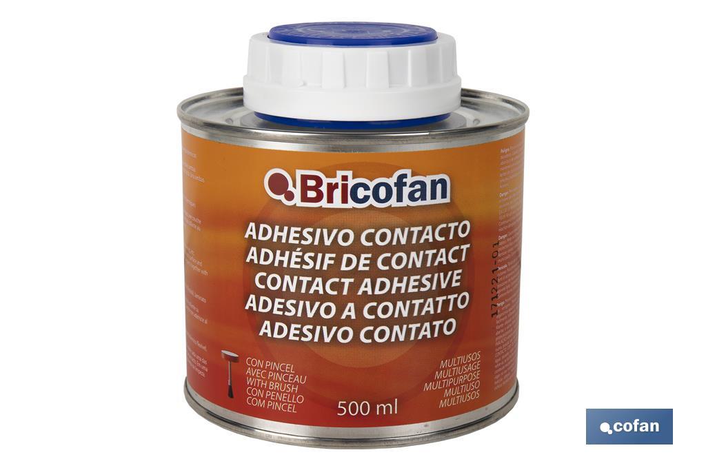 BOTE ADHESIVO CONTACTO BRICOFAN C/PINCEL (500ML) (PACK: 1 UDS)