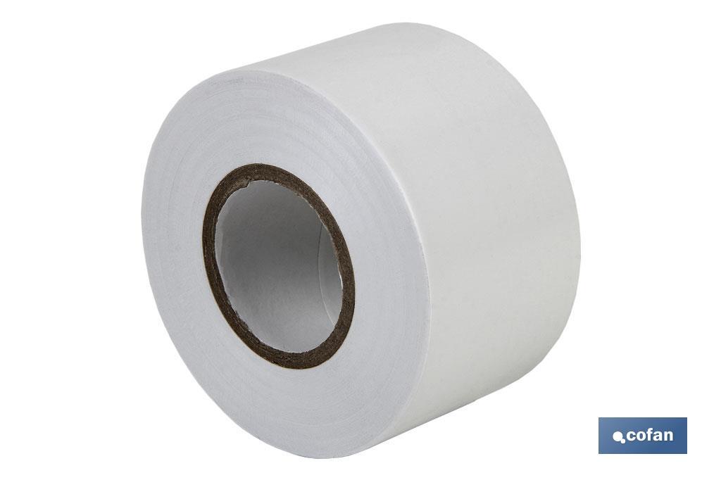 CINTA AISLANTE BLANCA DE 130 MICRAS 50 MM X 33 M (PACK: 1 UDS)