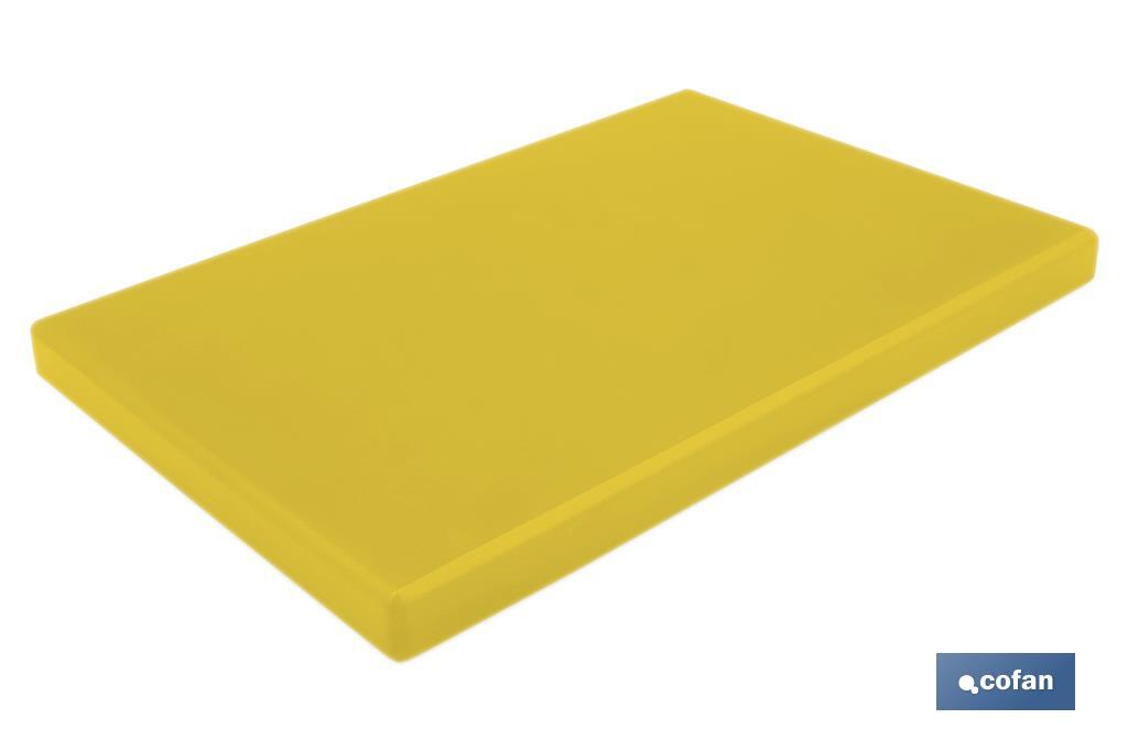 TABLA CORTE AMARILLO  30X20X1,5 CM. MODELO BRESA (PACK: 1 UDS)