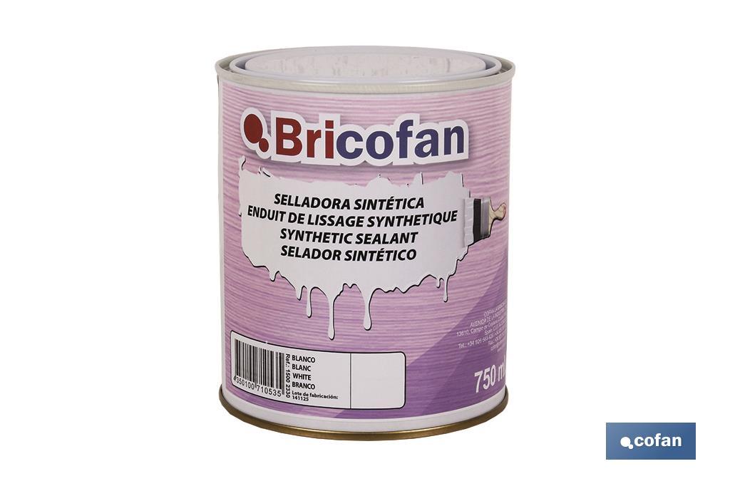 SELLADORA SINTÉTICA BRICOFAN BLANCO (750ML)