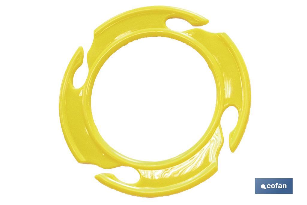 ANILLO CONECTOR CADENA PARA CONOS AMARILLO (PACK: 1 UDS)