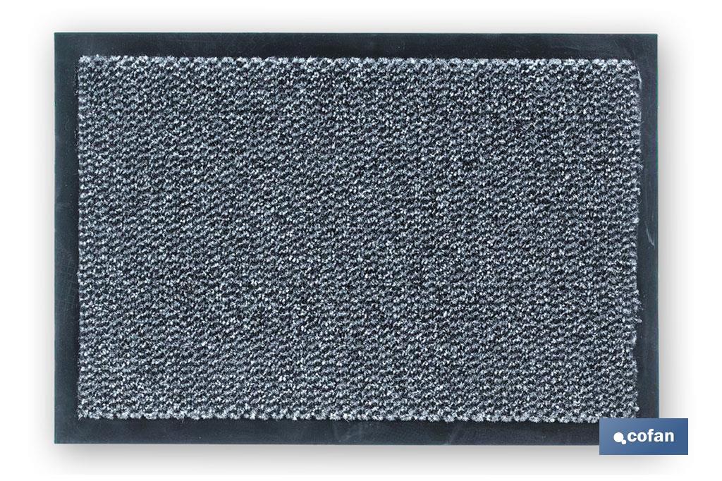 FELPUDO INTERIOR POLIPROPILENO 40X60CM GRIS (PACK: 1 UDS)