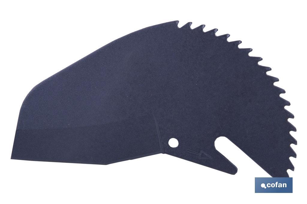 Recambio de cuchilla| Para tijera cortatubos | Diámetro: 63 mm (2 1/2) | Fabricada en acero inoxidable