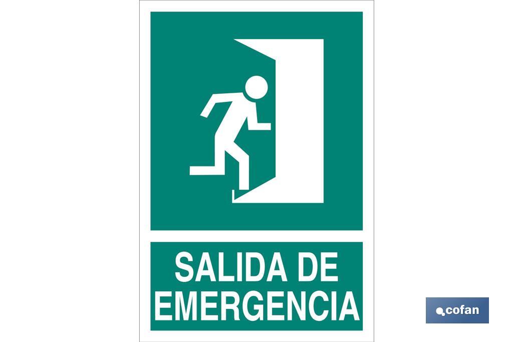 Salida de Emergencia Texto